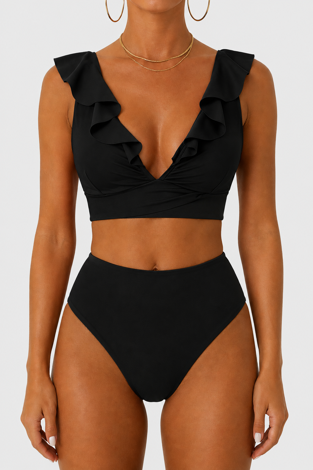 Tvarujúce bikiny s volánmi