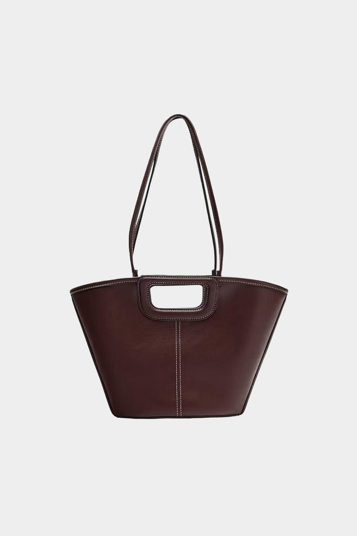Crossbody kabelka z umelej hladkého vzhľadu