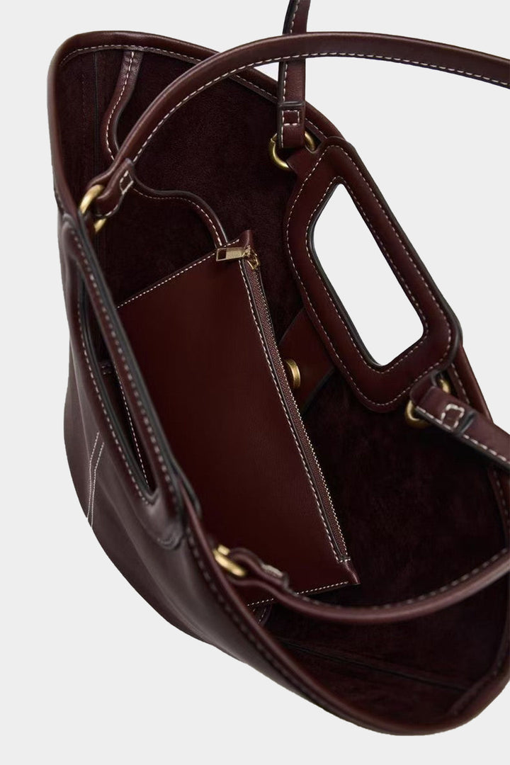 Crossbody kabelka z umelej hladkého vzhľadu