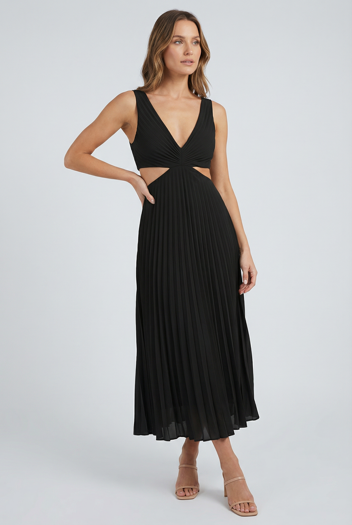 Karina | Elegantné plisované maxi šaty