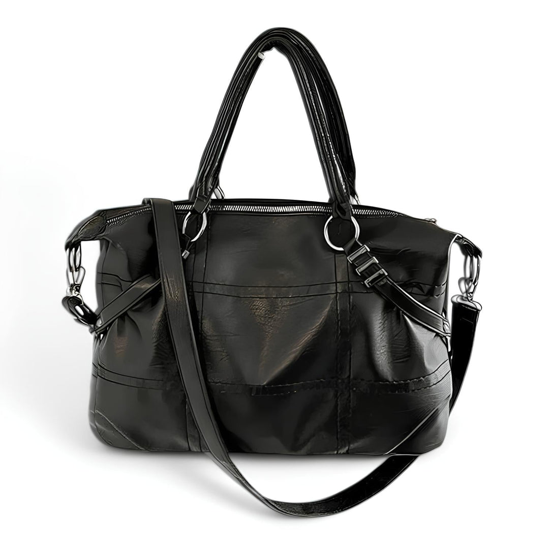 Vintage hladká tote kabelka