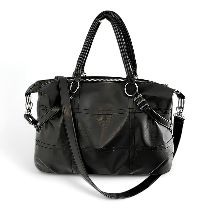 Vintage hladká tote kabelka