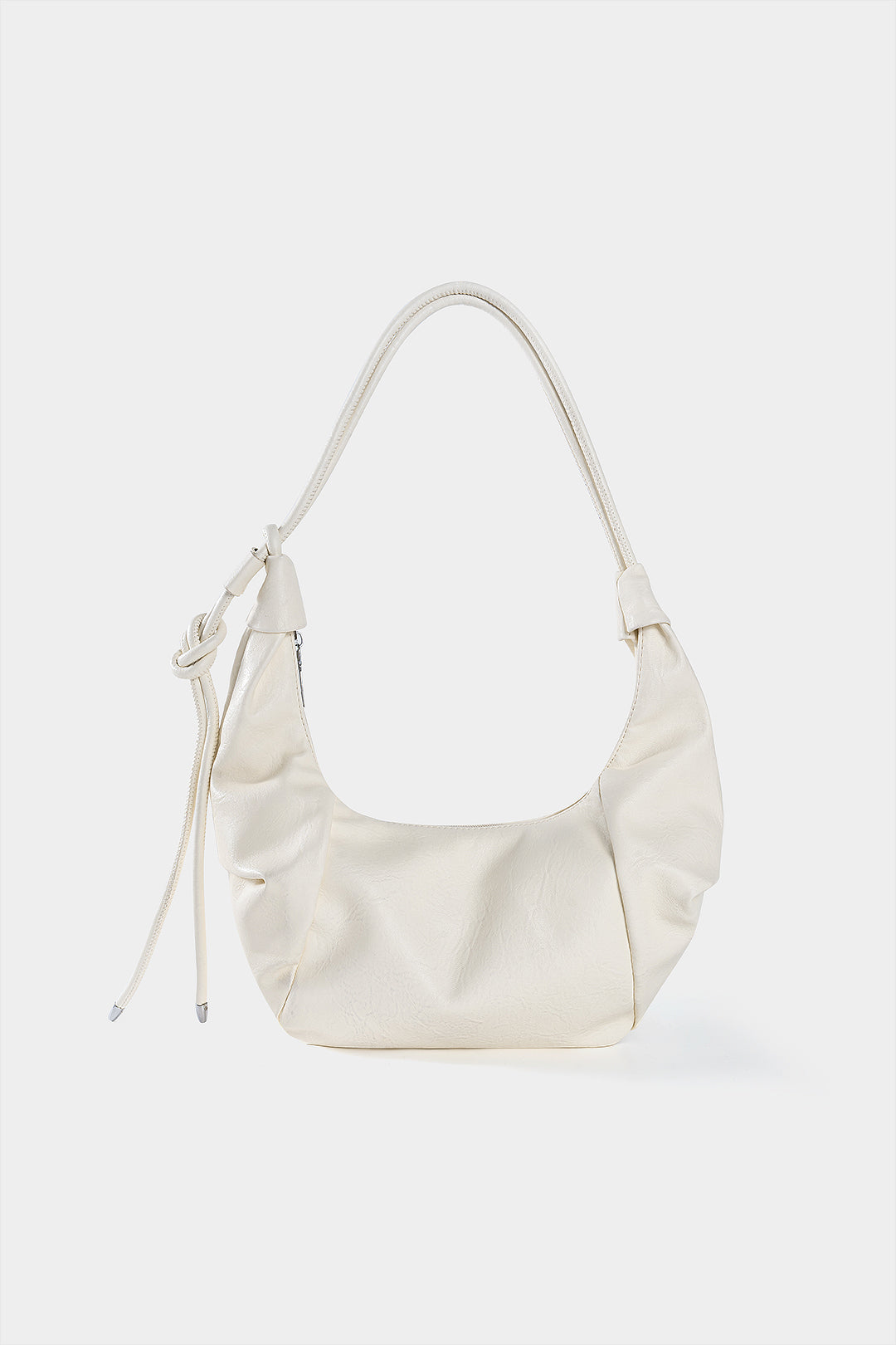 Crossbody kabelka z umelej hladkého vzhľadu so zipsom