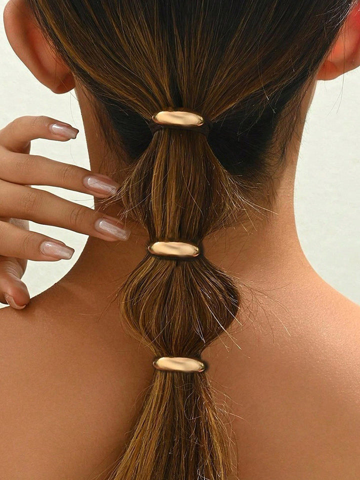Minimalistická hladká oválna ihlica do vlasov