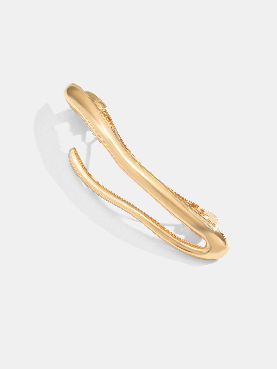 Minimalistická lesklá spona do vlasov