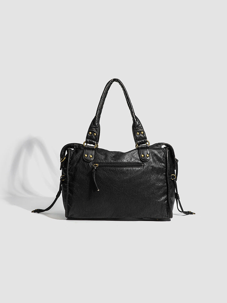 Pevná hladká crossbody kabelka