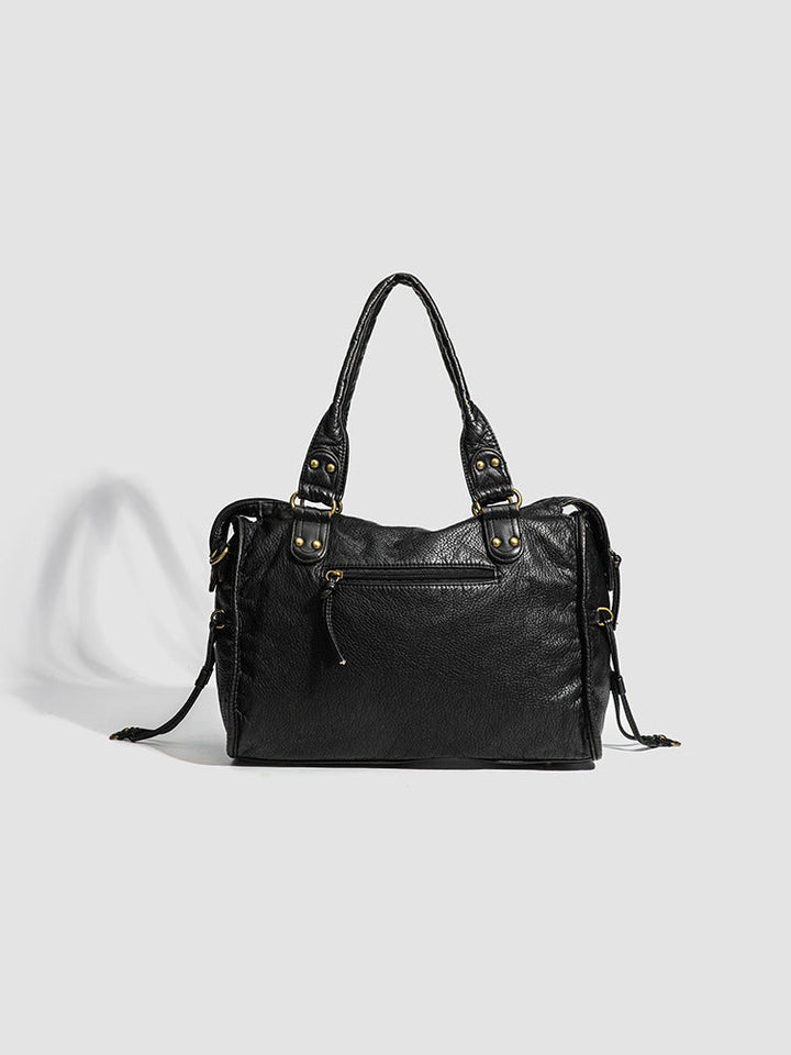 Pevná hladká crossbody kabelka