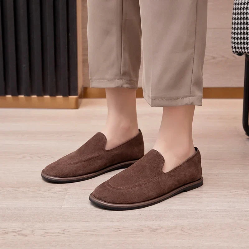 Mäkké minimalistické nízke mokasíny