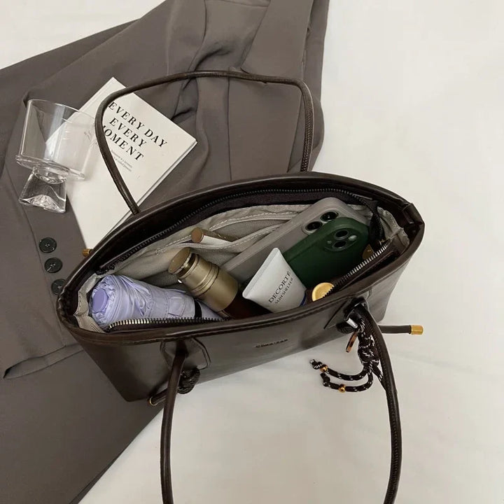 Klasická vintage tote kabelka