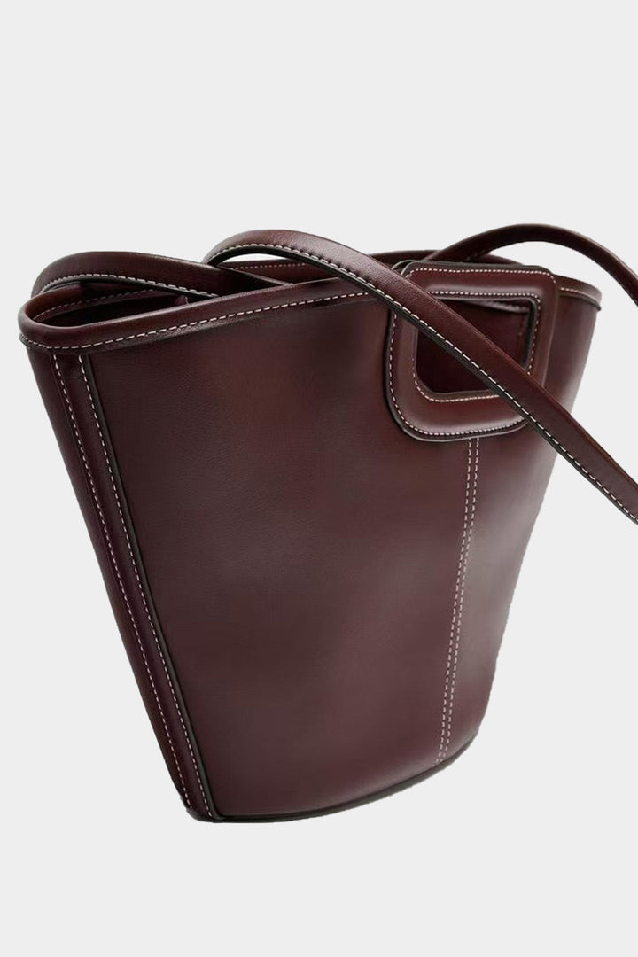 Crossbody kabelka z umelej hladkého vzhľadu