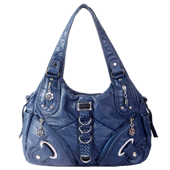 Klasická hladká crossbody kabelka