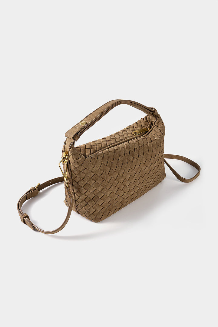 Praktická crossbody kabelka so zipsom