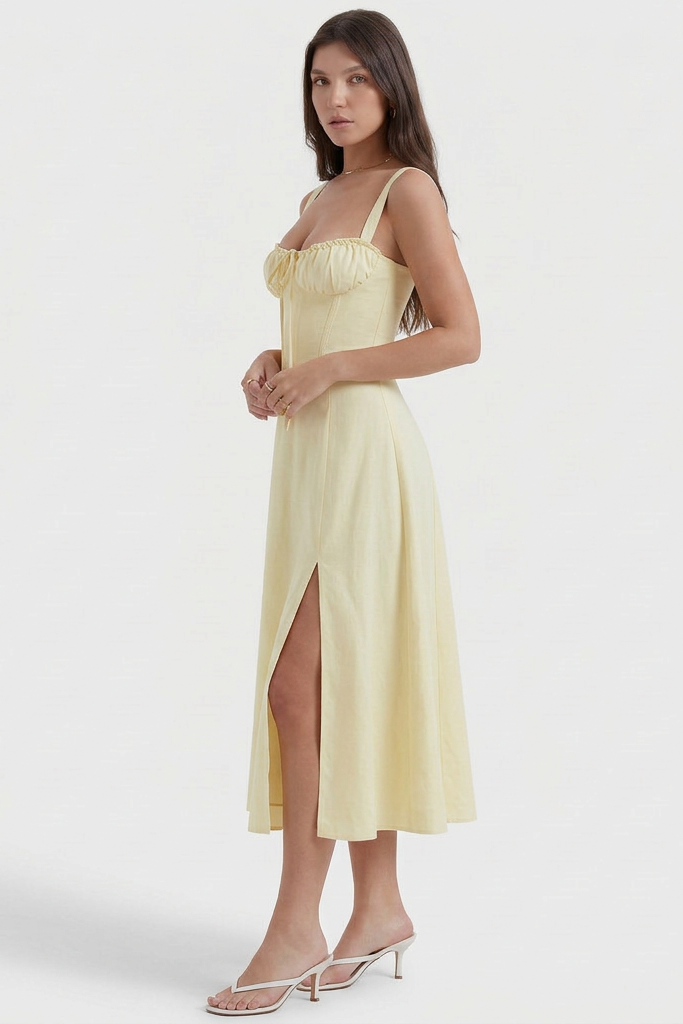 Júlia | Elegantné splývavé maxi šaty