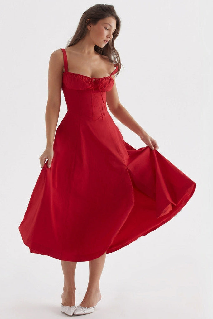 Júlia | Elegantné splývavé maxi šaty