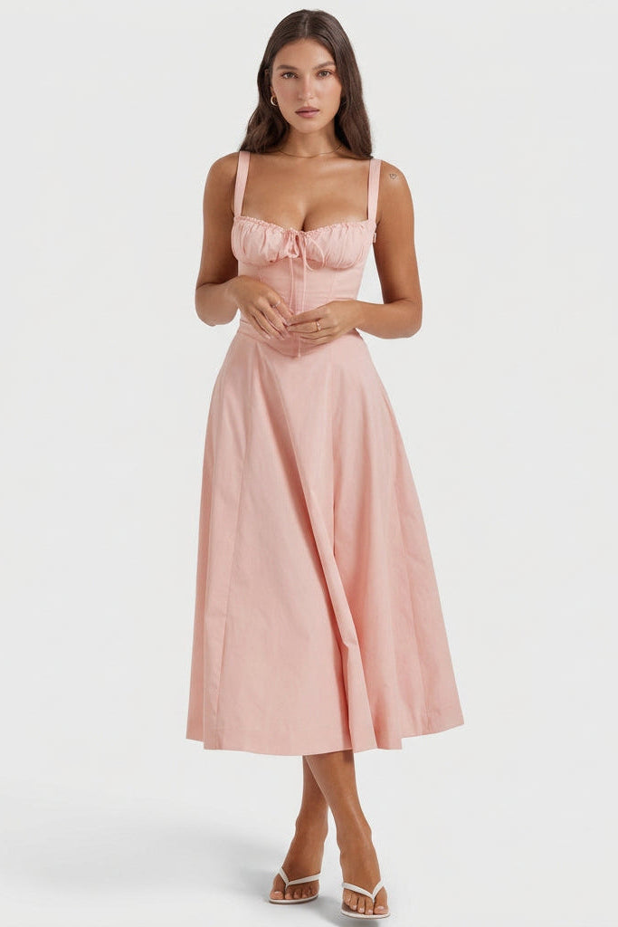 Júlia | Elegantné splývavé maxi šaty