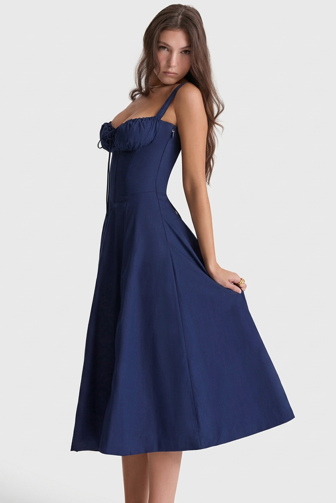 Júlia | Elegantné splývavé maxi šaty