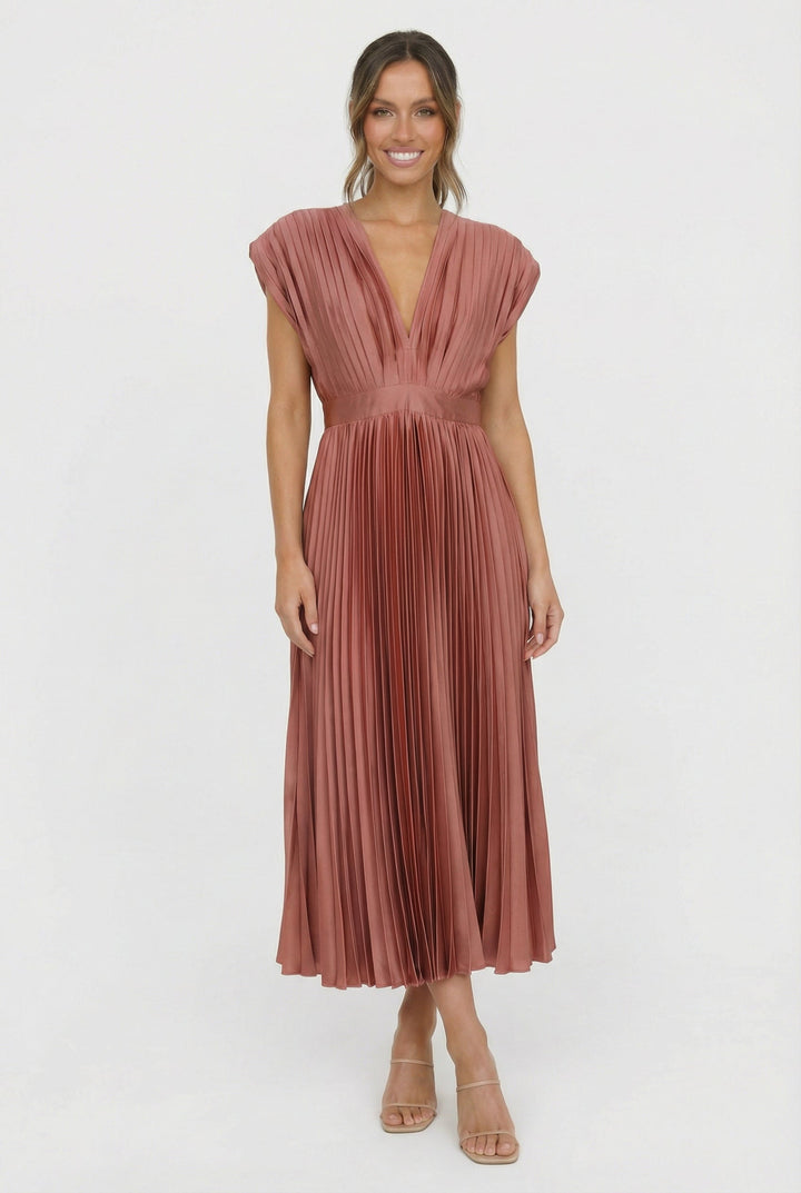 Marika | Elegantné maxi šaty so vzorom