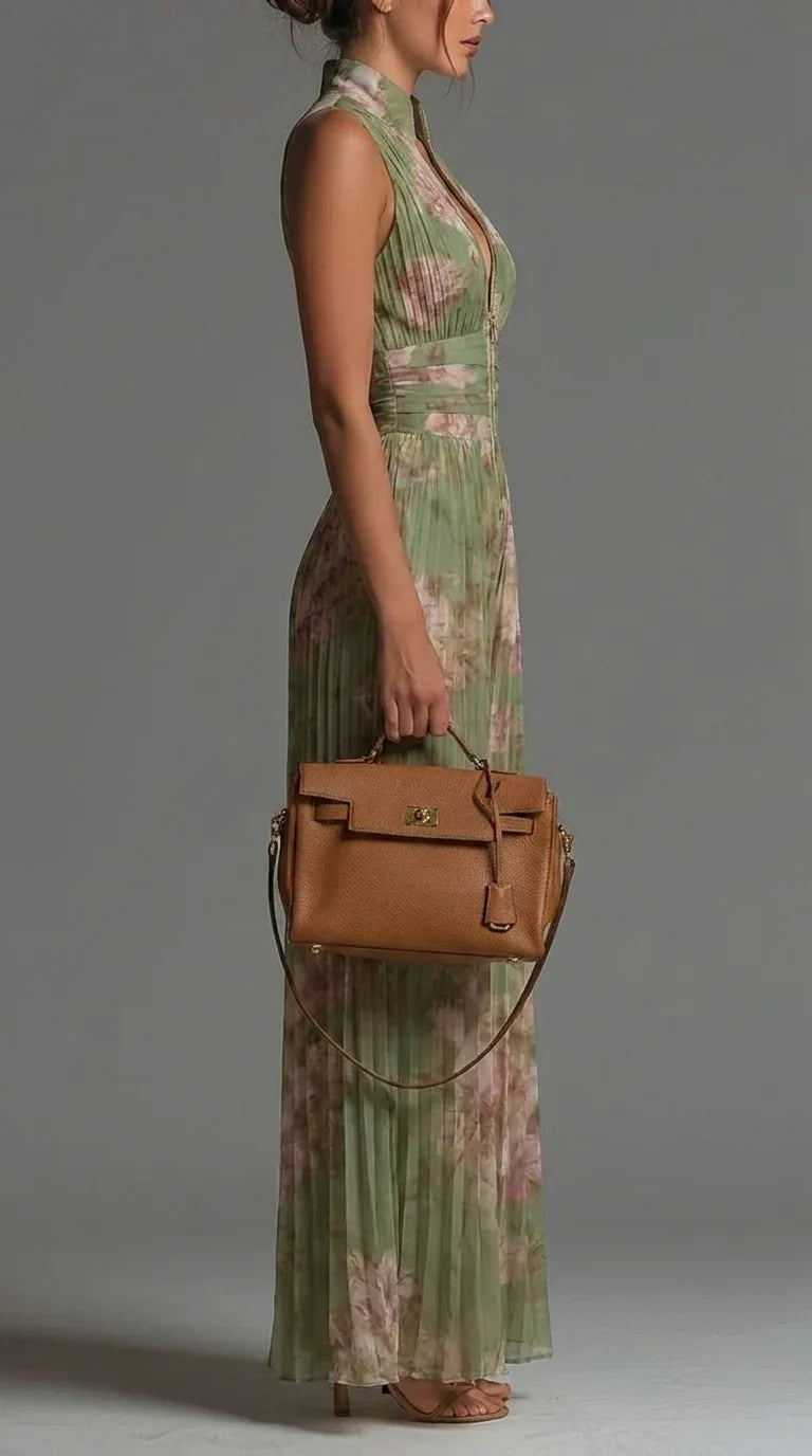 Leontína | Elegantný plisovaný overal
