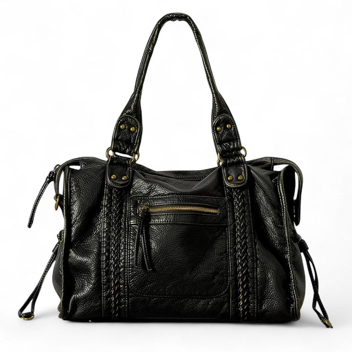 Pevná hladká crossbody kabelka