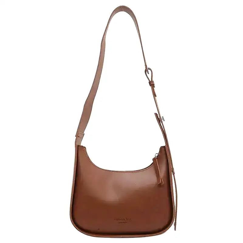Mäkká hladká crossbody kabelka