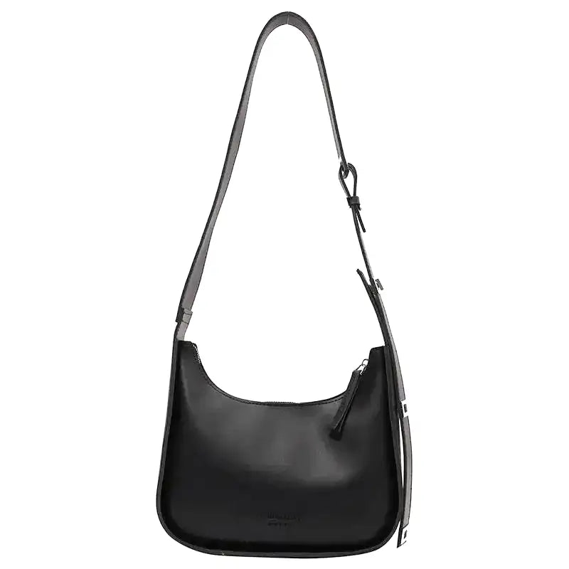 Mäkká hladká crossbody kabelka