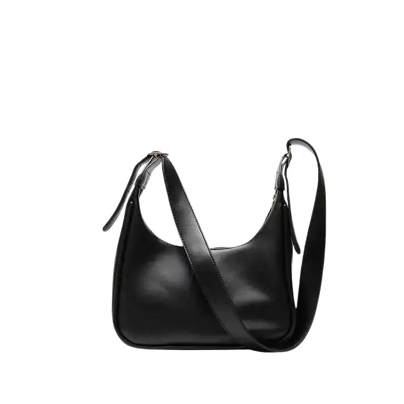Mäkká hladká crossbody kabelka