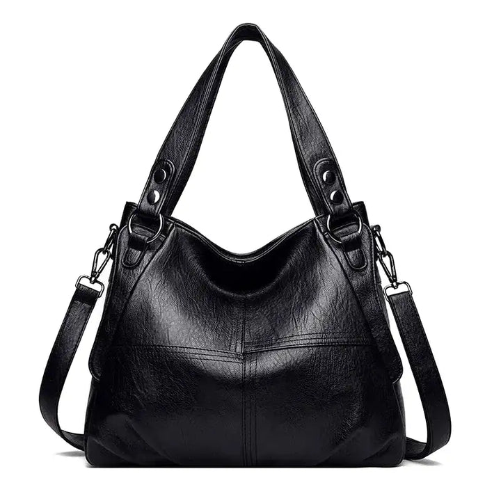 Priestranná hladká crossbody kabelka
