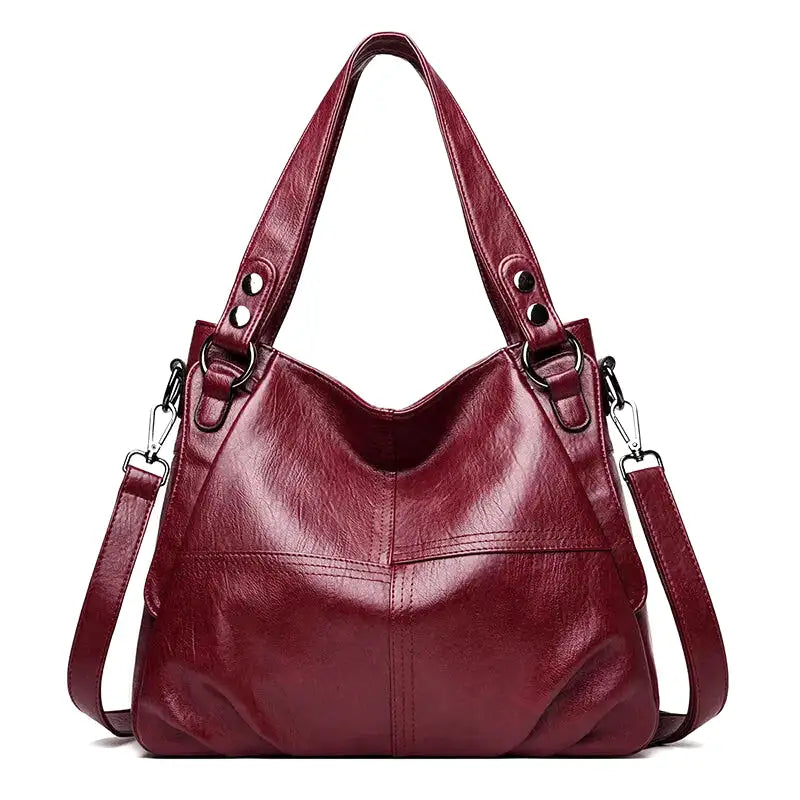 Priestranná hladká crossbody kabelka