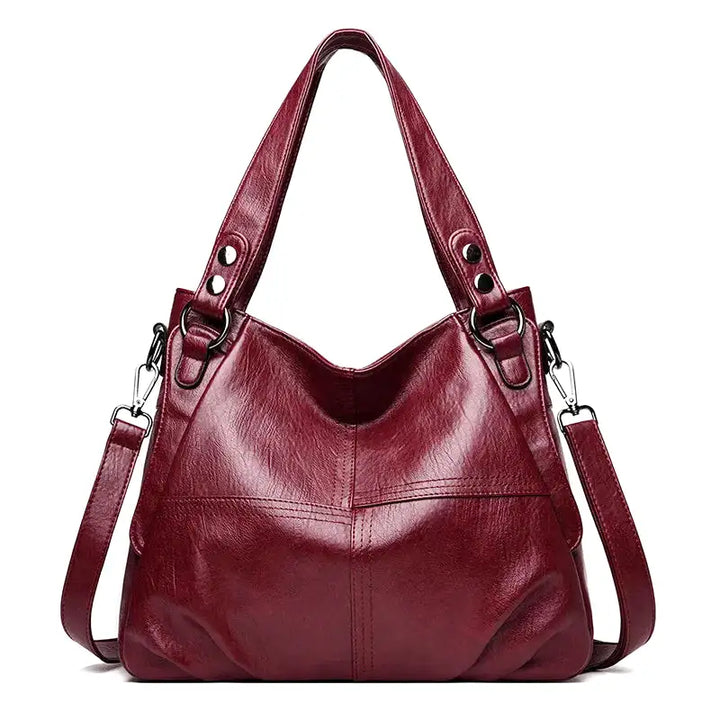 Priestranná hladká crossbody kabelka