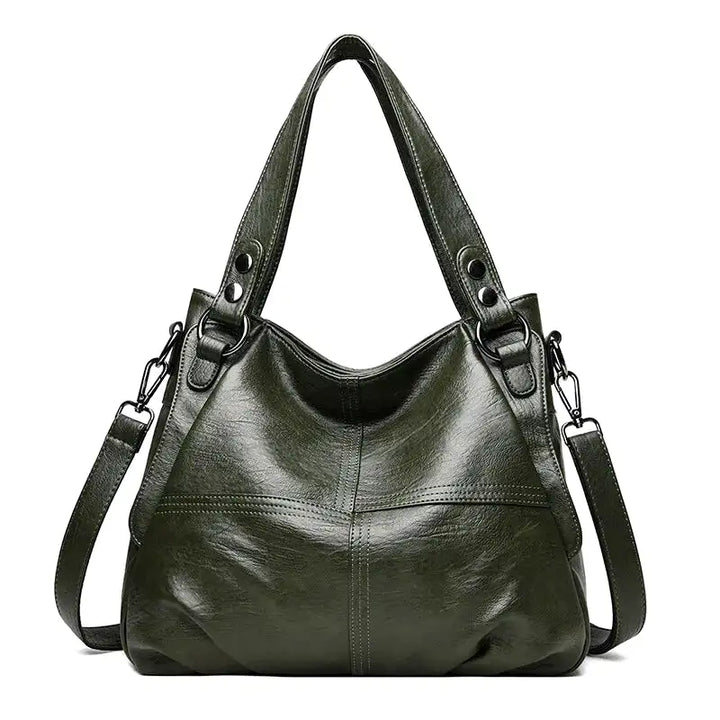 Priestranná hladká crossbody kabelka
