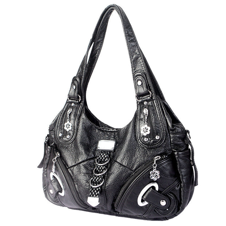 Klasická hladká crossbody kabelka
