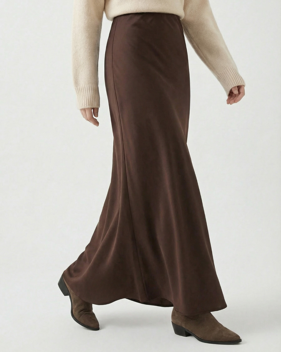 Jednoduchá elegantná maxi sukňa