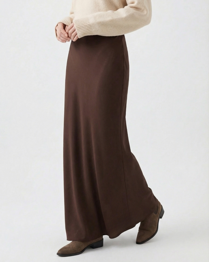 Jednoduchá elegantná maxi sukňa