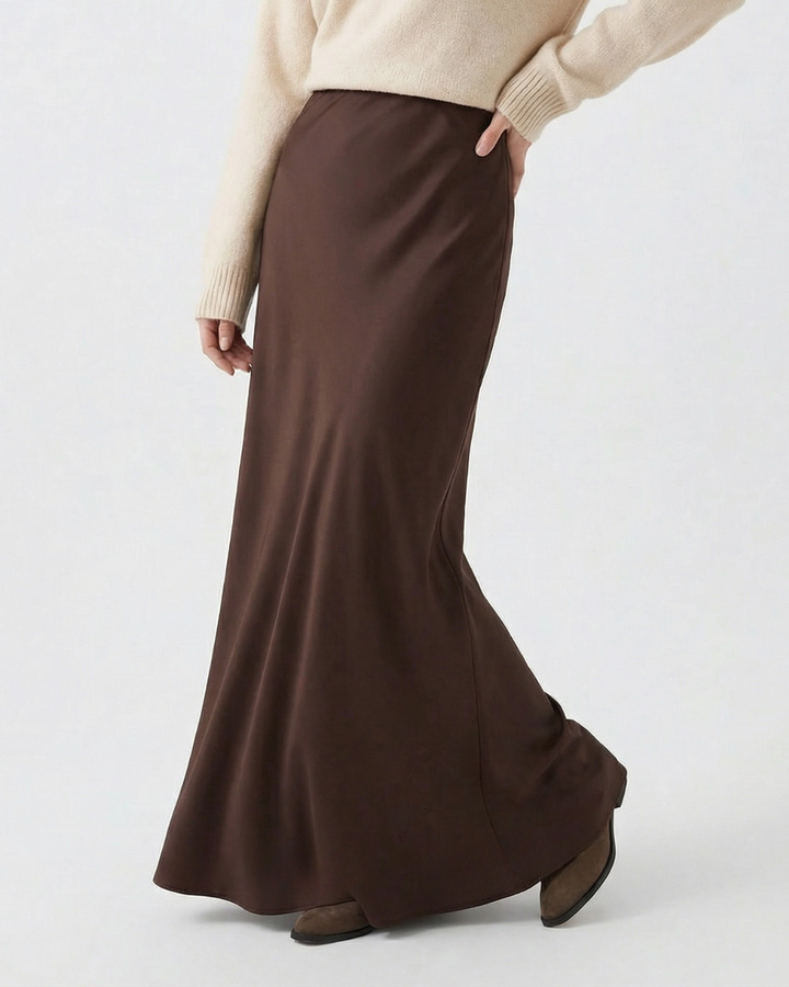 Jednoduchá elegantná maxi sukňa