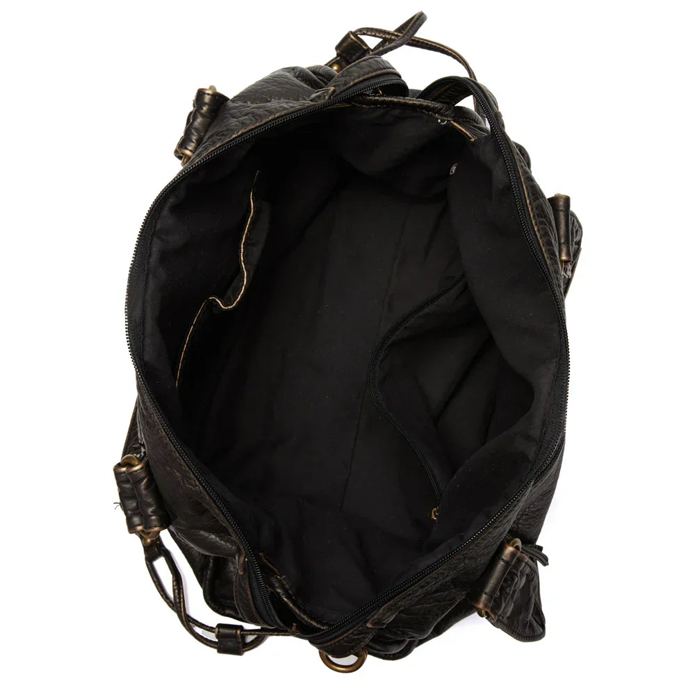 Pevná hladká crossbody kabelka