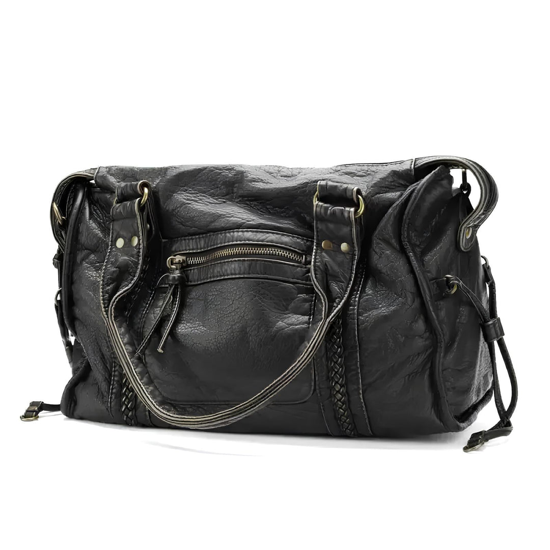 Pevná hladká crossbody kabelka