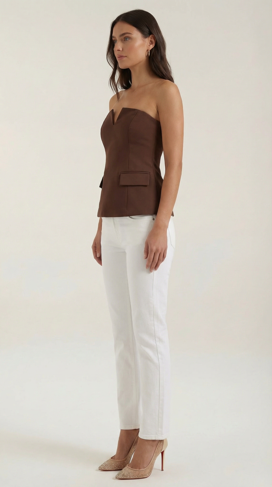 Emília | Basic top bez rukávov