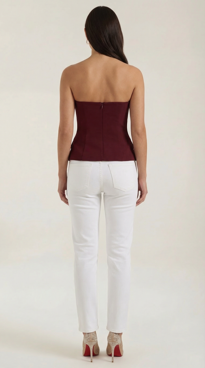 Emília | Basic top bez rukávov