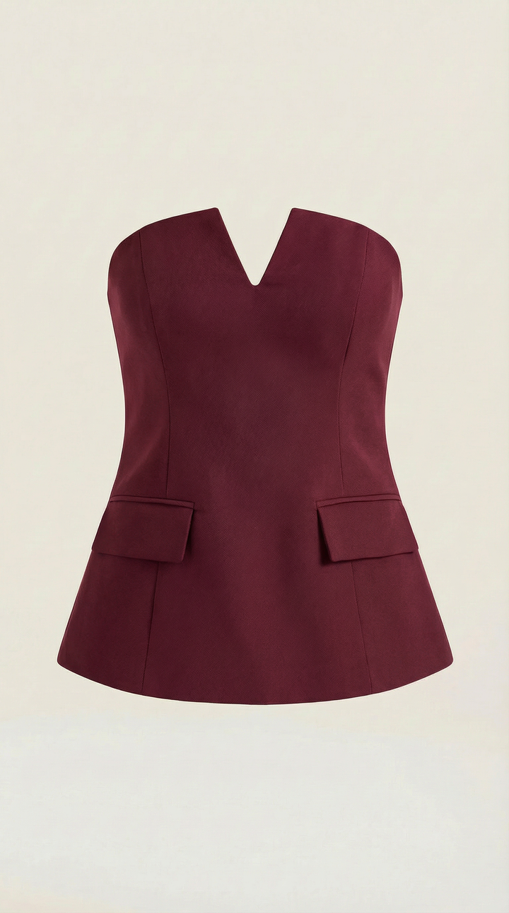 Emília | Basic top bez rukávov