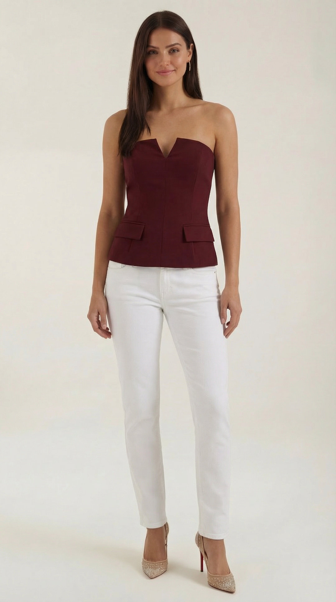 Emília | Basic top bez rukávov