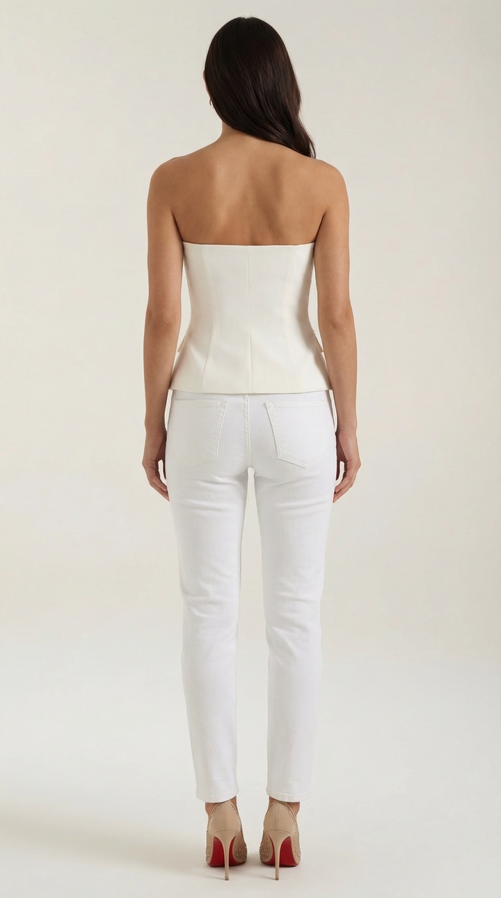 Emília | Basic top bez rukávov