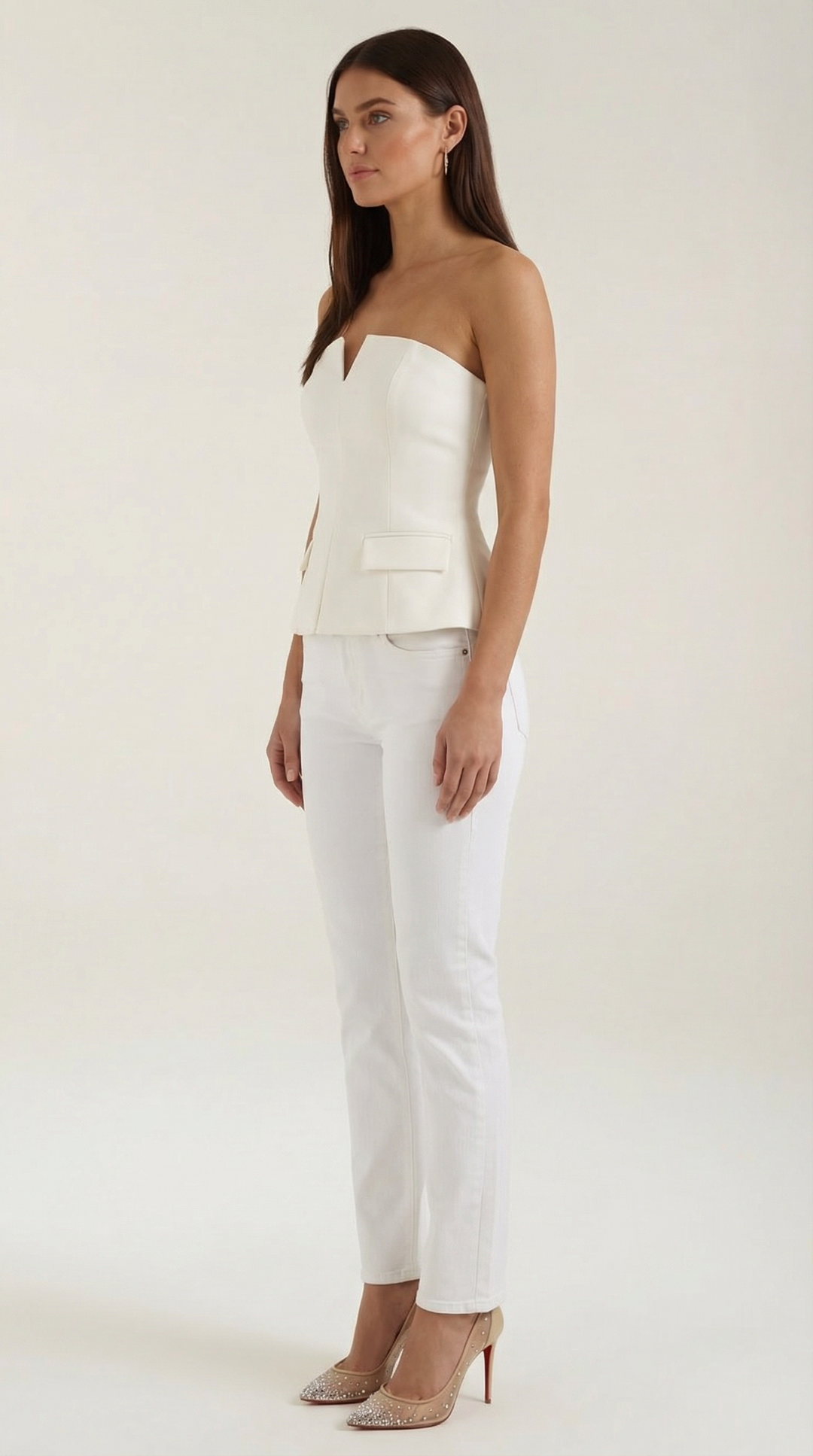 Emília | Basic top bez rukávov