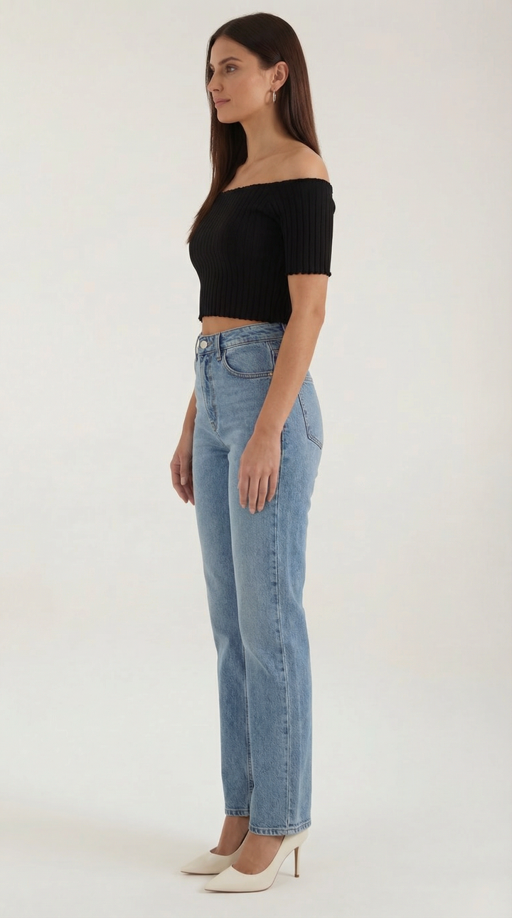 Jolana | Basic top s krátkym rukávom