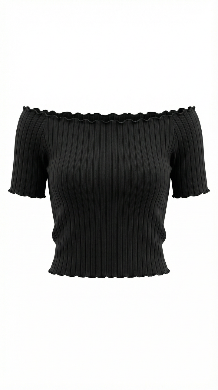 Jolana | Basic top s krátkym rukávom