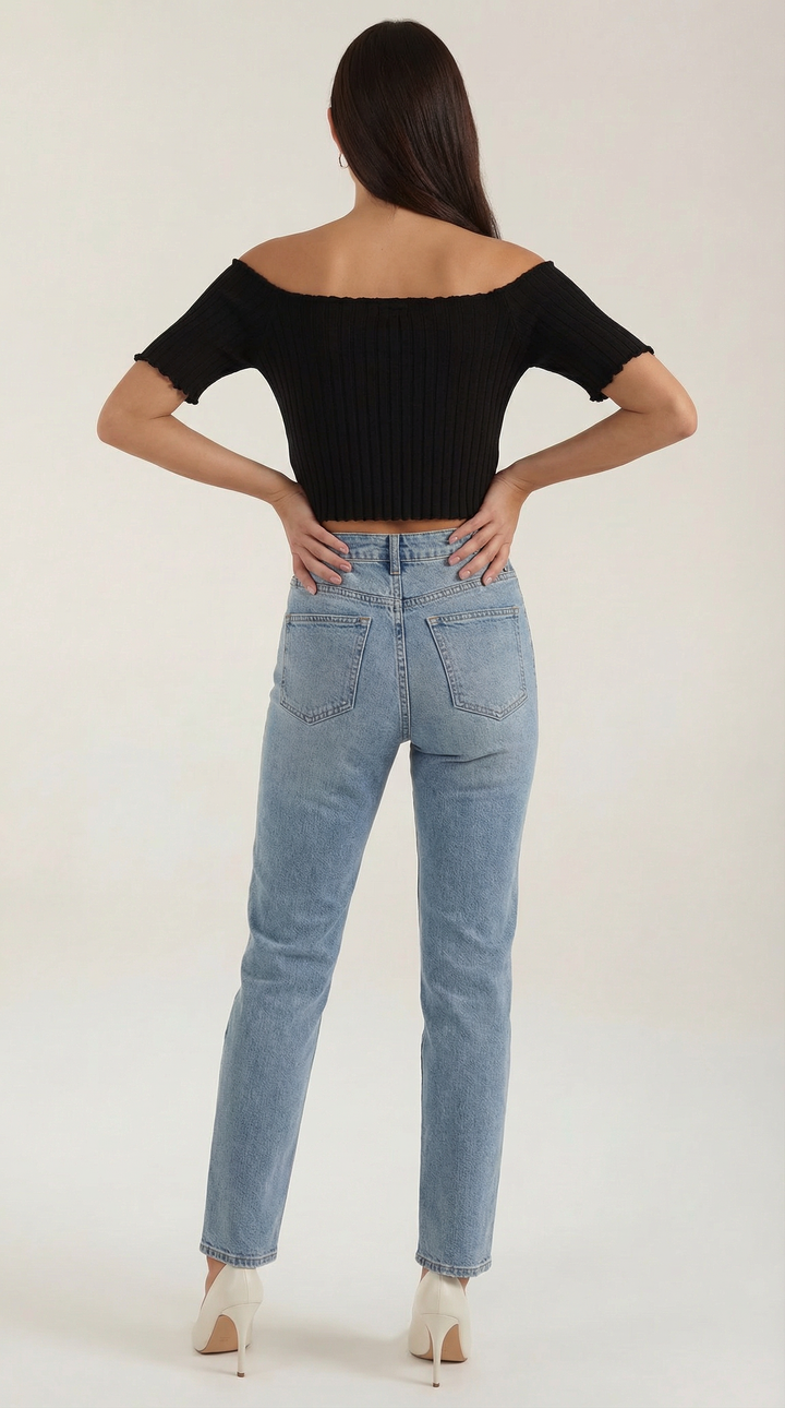 Jolana | Basic top s krátkym rukávom