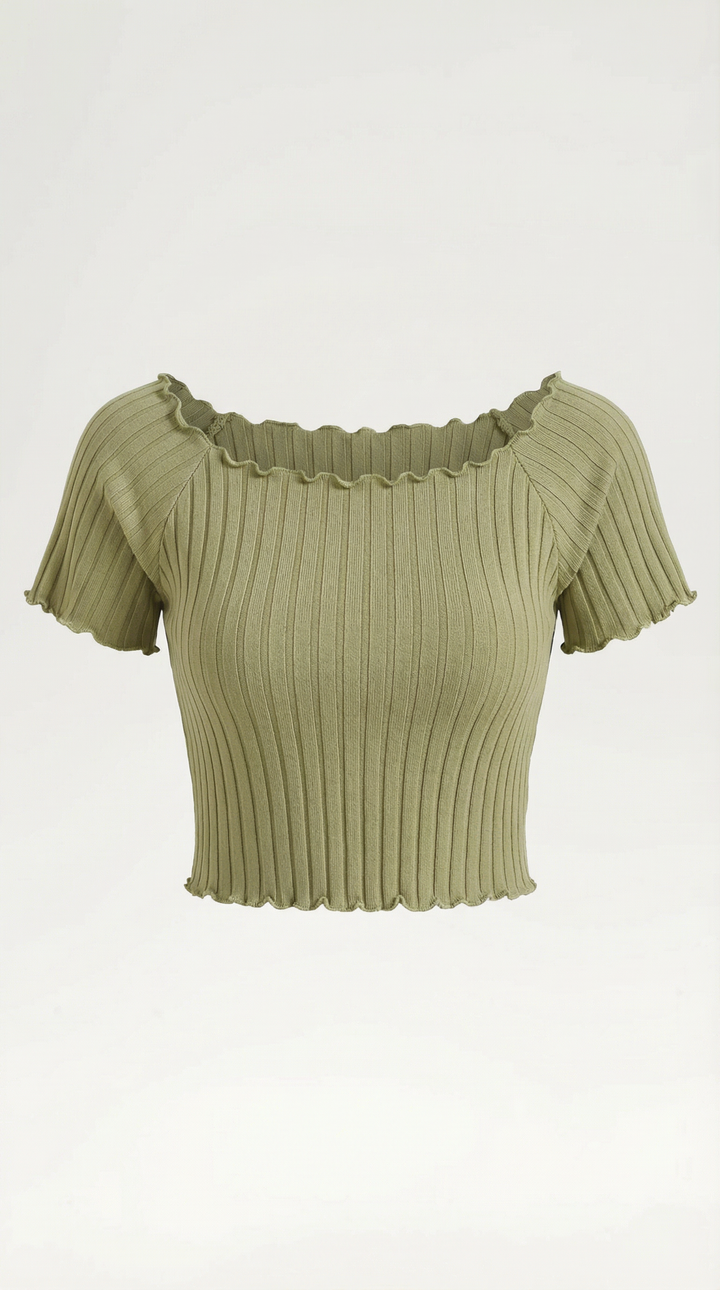 Jolana | Basic top s krátkym rukávom
