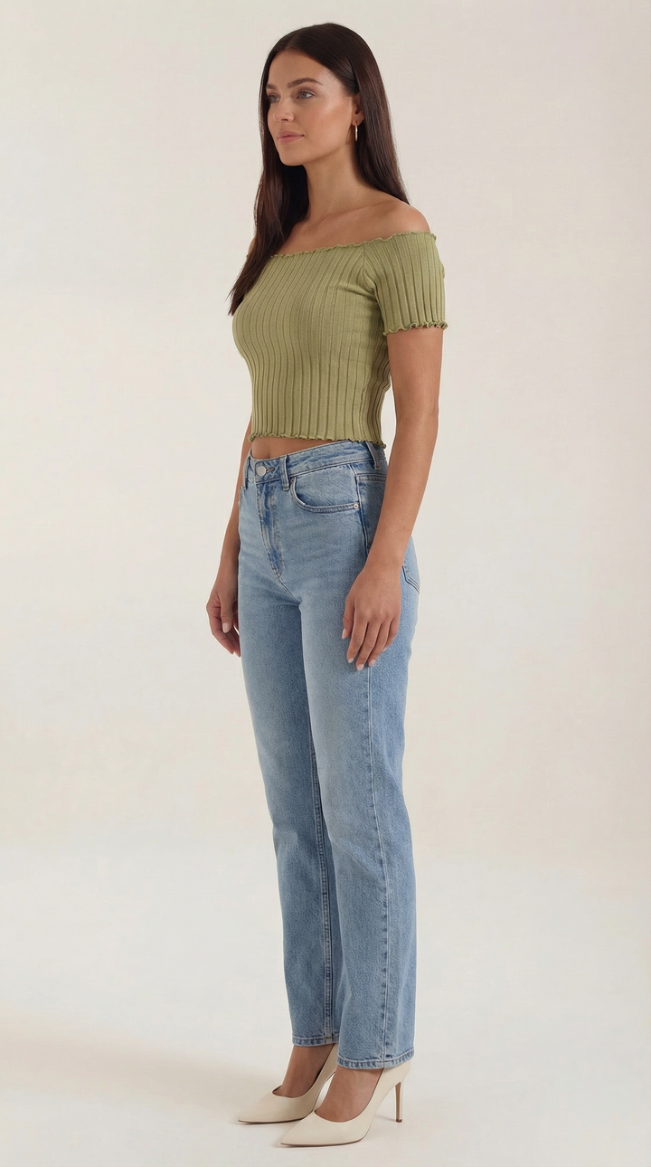 Jolana | Basic top s krátkym rukávom