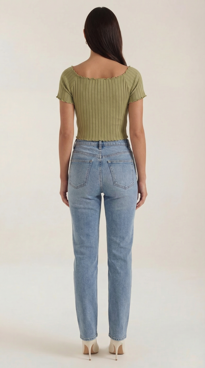 Jolana | Basic top s krátkym rukávom
