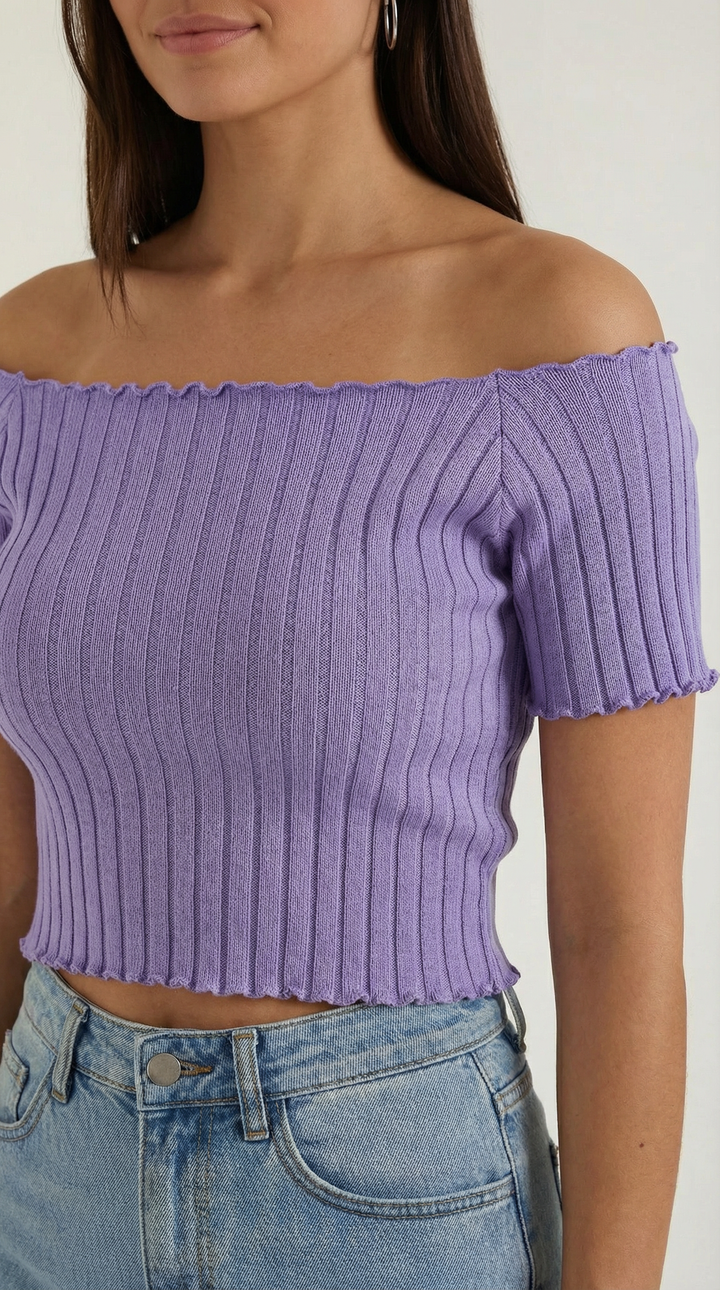 Jolana | Basic top s krátkym rukávom