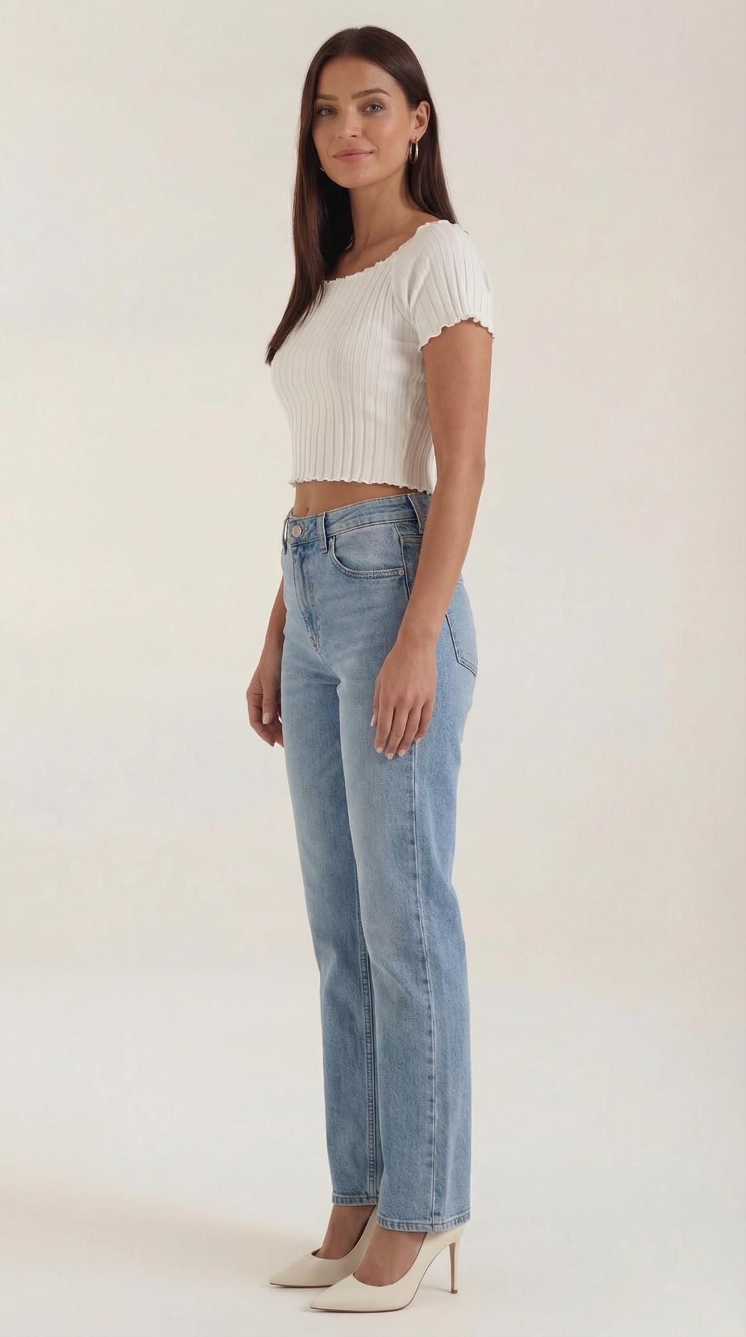 Jolana | Basic top s krátkym rukávom